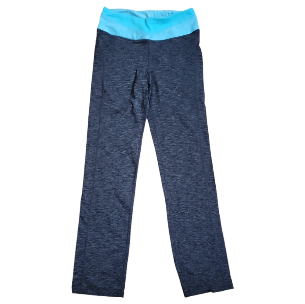 Tuff Athletics Grey-Light Blue Leggings